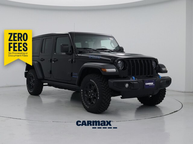 Black 2023 Jeep Wrangler 4xe SUV / Crossover Four-Wheel Drive Automatic