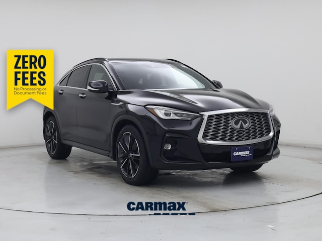Black 2023 INFINITI QX55 Luxe AWD SUV / Crossover All-Wheel Drive Automatic