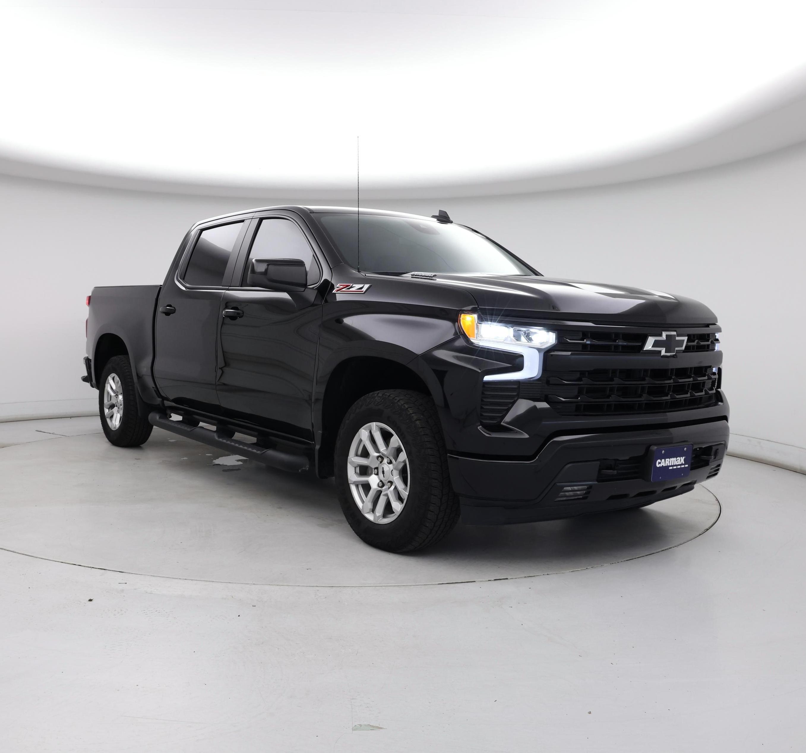 Black 2025 Chevrolet Silverado 1500 Pickup Truck Four-Wheel Drive Automatic