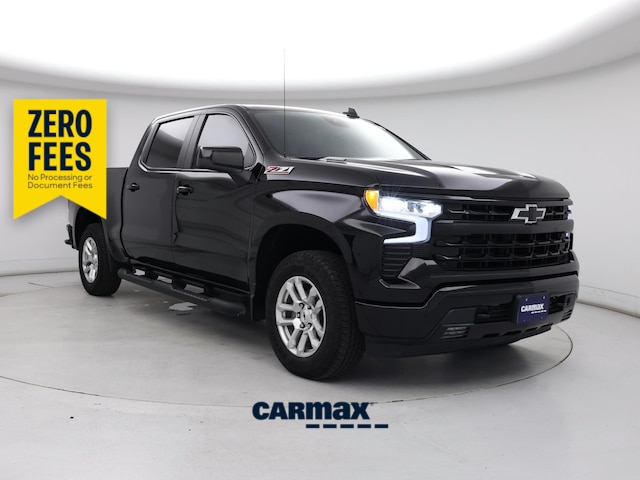 Black 2025 Chevrolet Silverado 1500 Pickup Truck Four-Wheel Drive Automatic