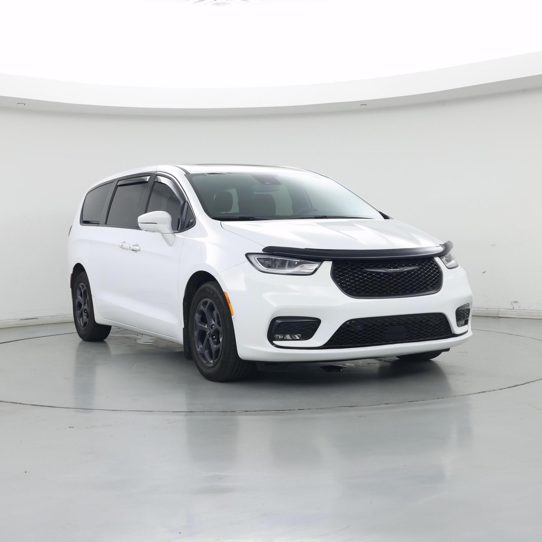 White 2022 Chrysler Pacifica Hybrid Minivan Front-Wheel Drive Automatic