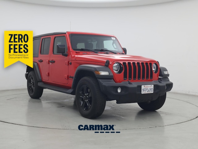 Red 2023 Jeep Wrangler Sport 4-Door 4WD SUV / Crossover Four-Wheel Drive Automatic
