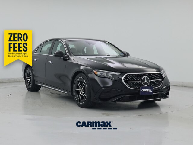 Black 2025 Mercedes-Benz E-Class Sedan All-Wheel Drive 9-Speed Automatic
