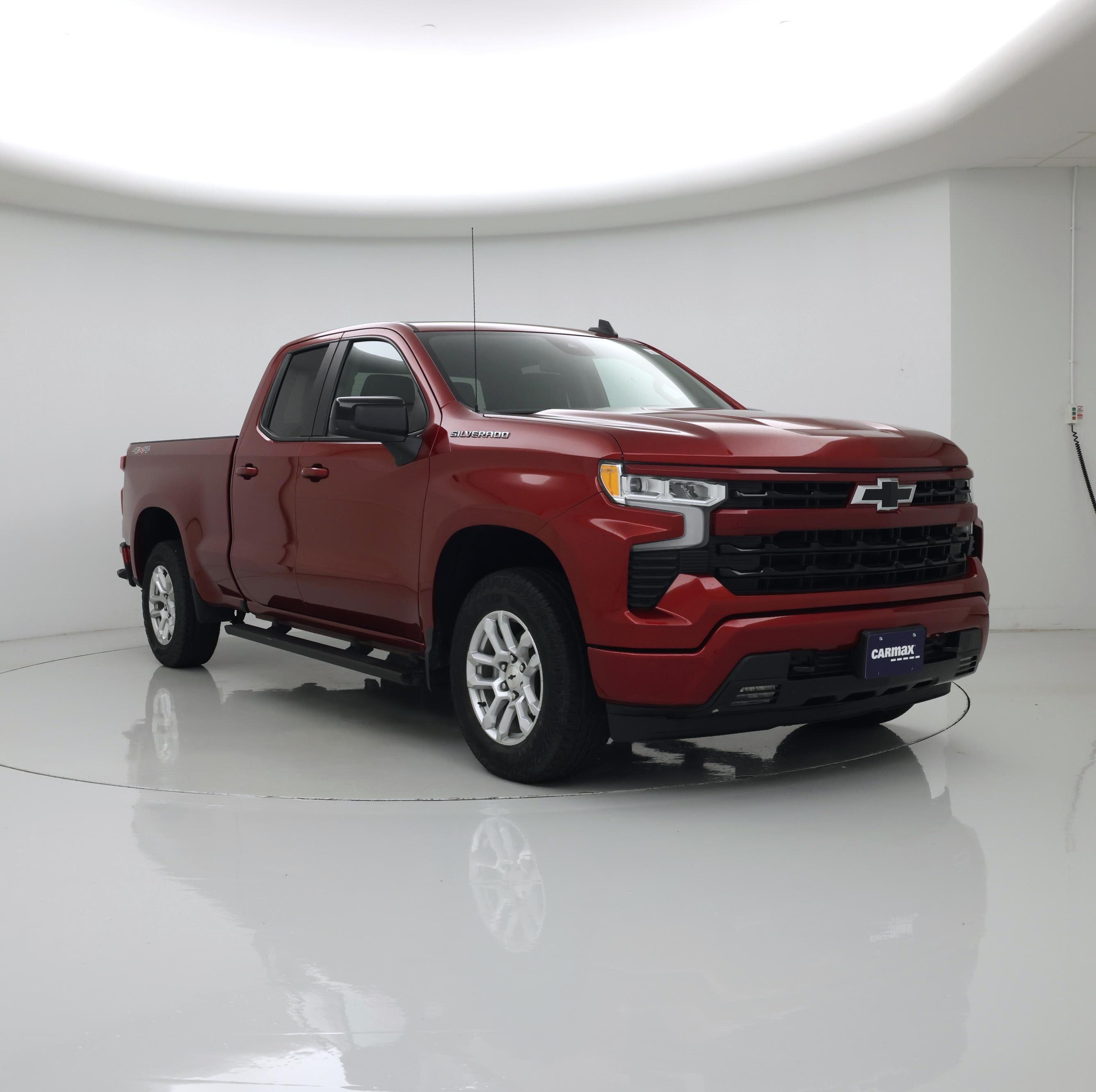 Red 2023 Chevrolet Silverado 1500 Pickup Truck Four-Wheel Drive Automatic