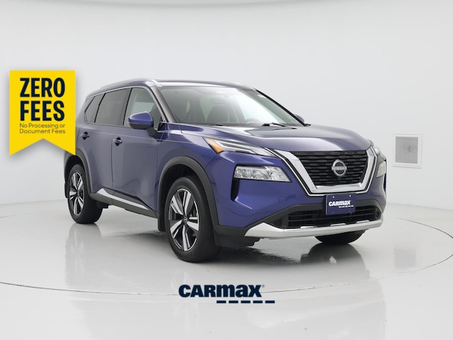 Blue 2023 Nissan Rogue Platinum AWD SUV / Crossover All-Wheel Drive Automatic