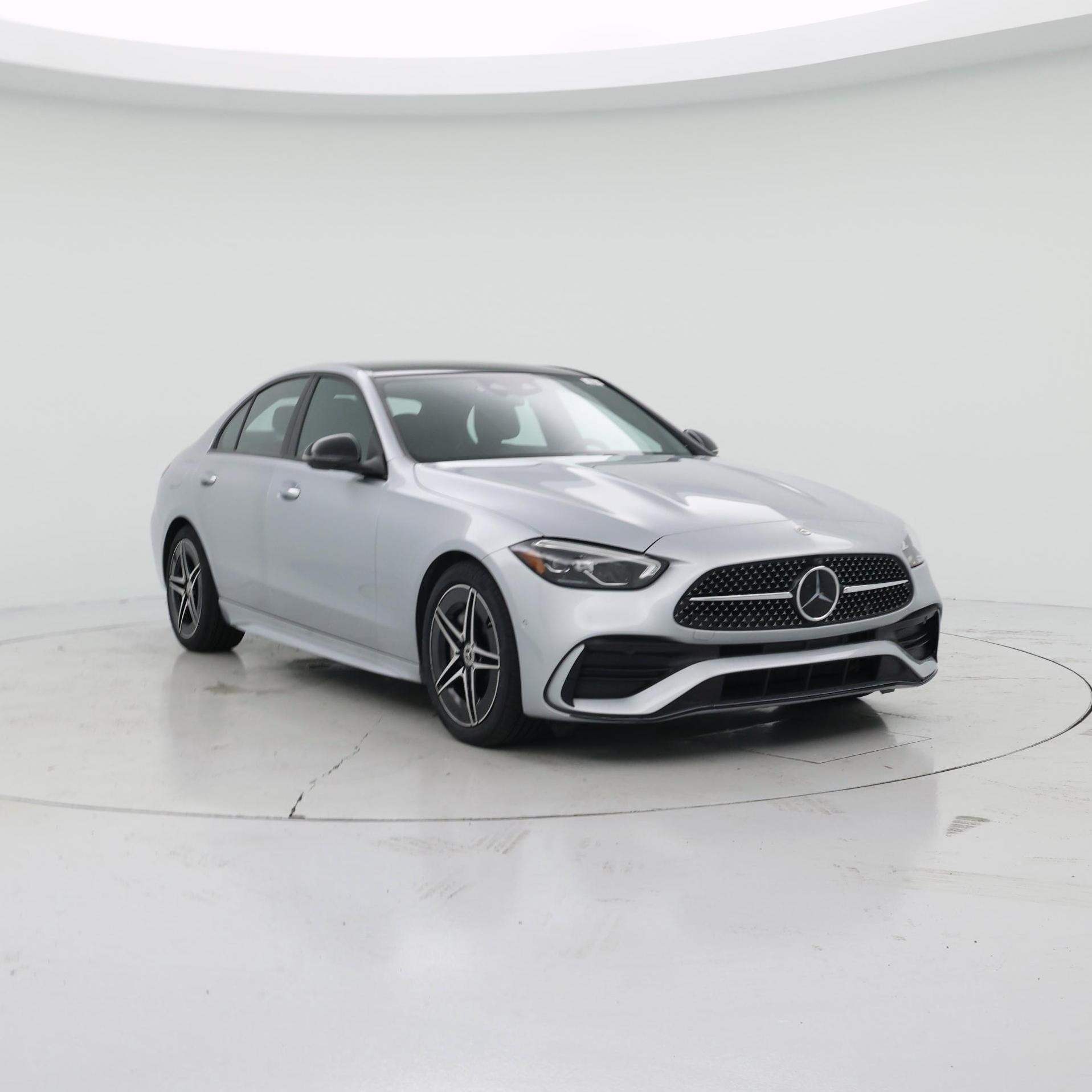 Silver 2023 Mercedes-Benz C-Class C 300 4MATIC Sedan All-Wheel Drive Automatic