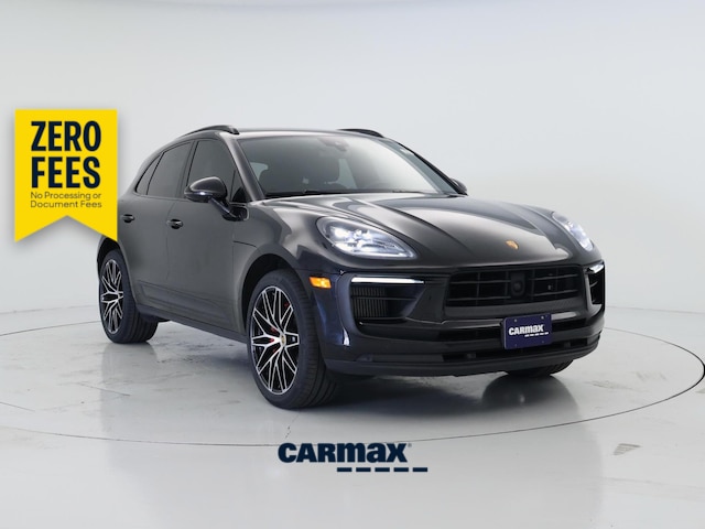 Black 2022 Porsche Macan S AWD SUV / Crossover All-Wheel Drive Automatic