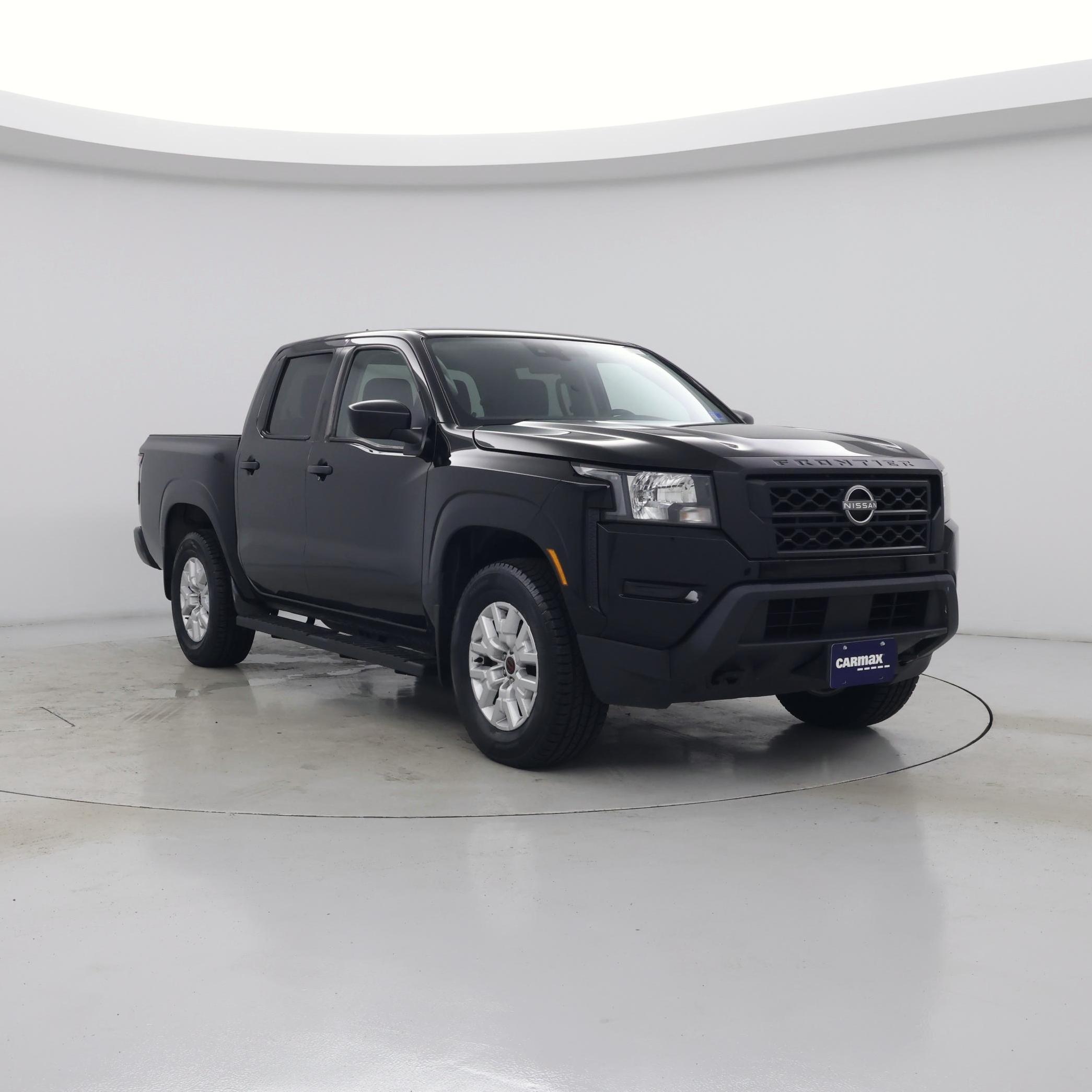 Black 2022 Nissan Frontier Pickup Truck Four-Wheel Drive Automatic
