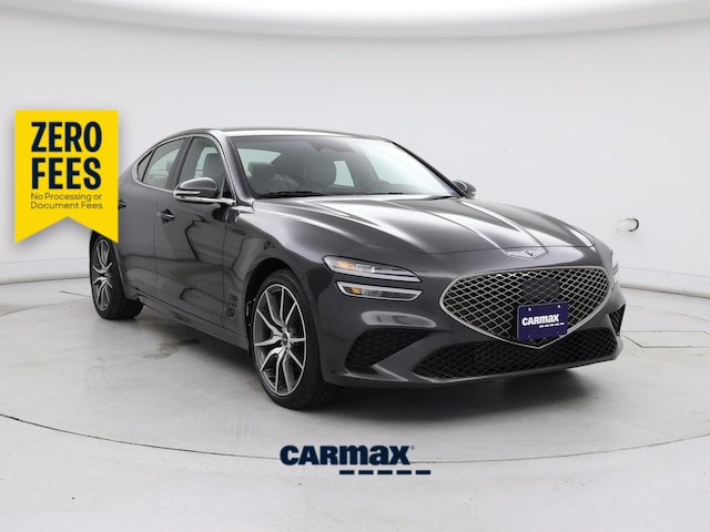 Gray 2023 Genesis G70 2.0T RWD Sedan Rear-Wheel Drive Automatic