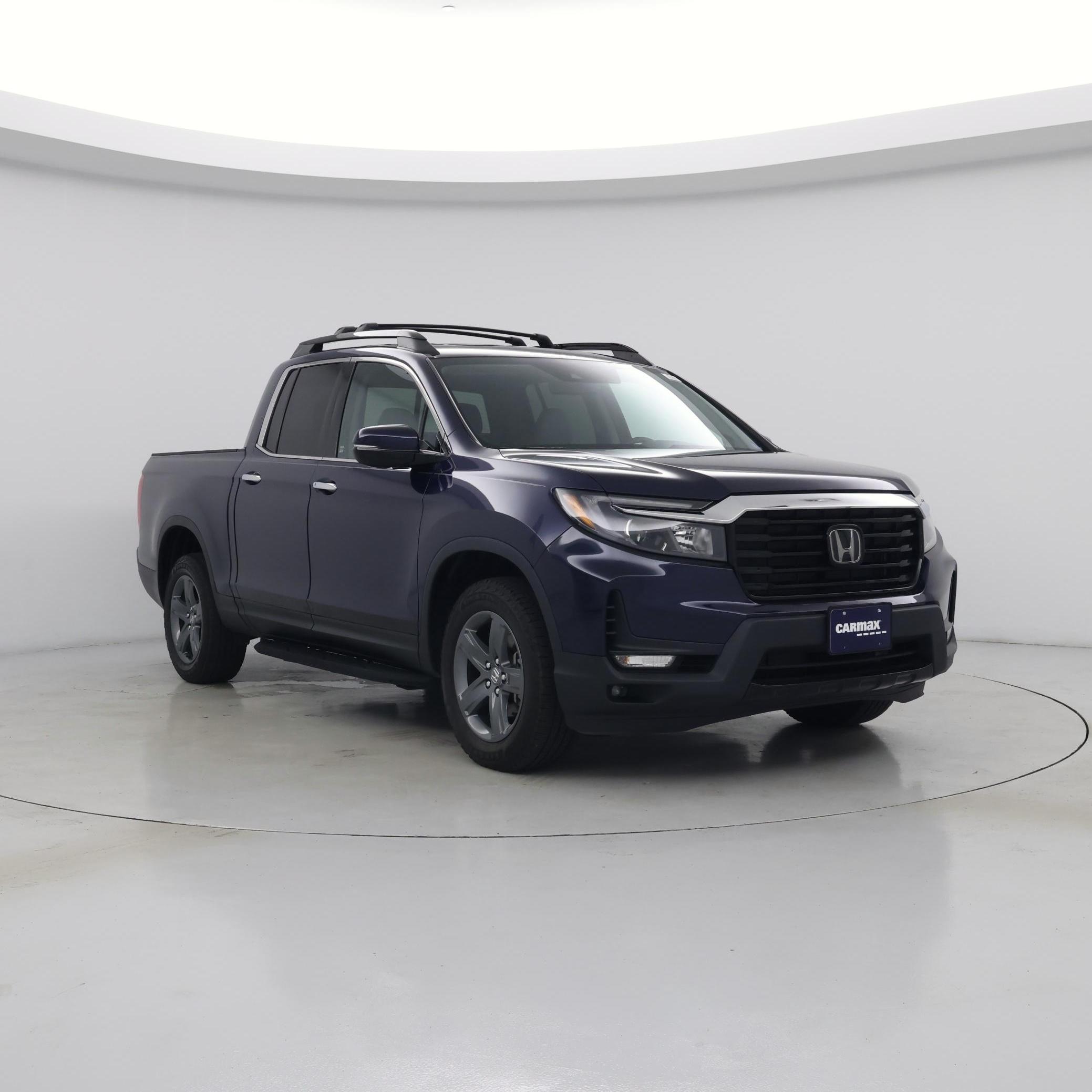 Blue 2023 Honda Ridgeline Pickup Truck All-Wheel Drive Automatic