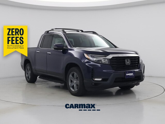 Blue 2023 Honda Ridgeline Pickup Truck All-Wheel Drive Automatic