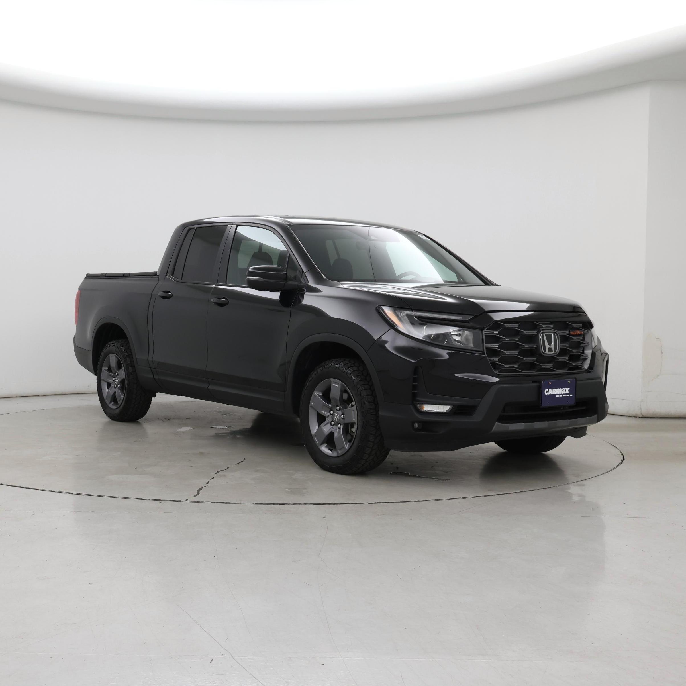 Black 2024 Honda Ridgeline Pickup Truck All-Wheel Drive Automatic