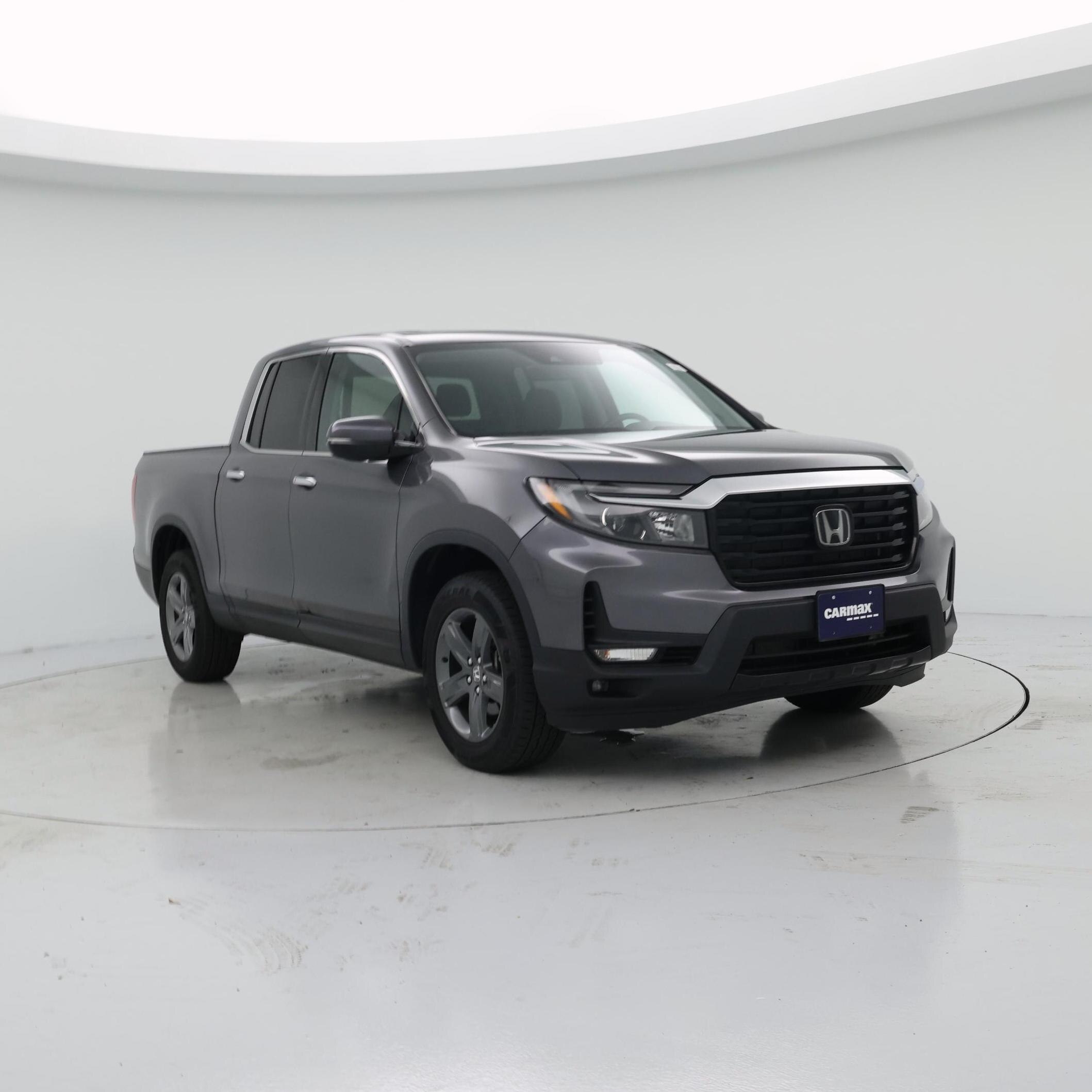 Gray 2023 Honda Ridgeline RTL-E AWD Pickup Truck All-Wheel Drive Automatic