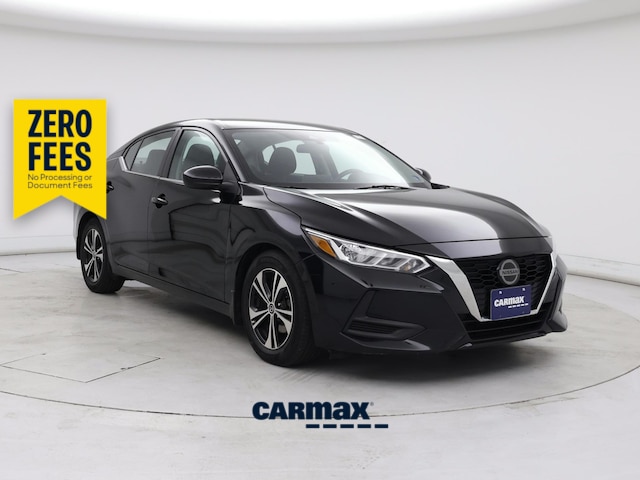 Black 2023 Nissan Sentra SV FWD Sedan Front-Wheel Drive Automatic