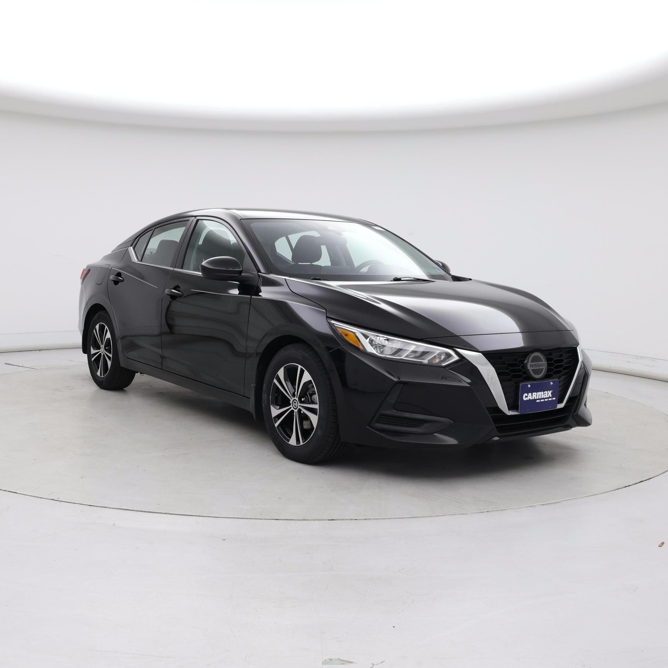 Black 2023 Nissan Sentra SV FWD Sedan Front-Wheel Drive Automatic