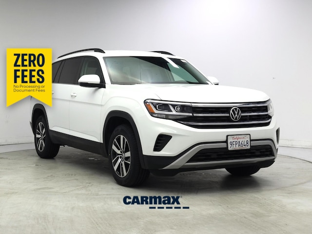 White 2023 Volkswagen Atlas 2.0T SE FWD SUV / Crossover Front-Wheel Drive Automatic