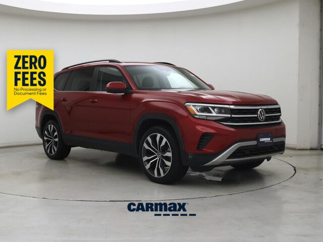 Red 2022 Volkswagen Atlas V6 SE 4Motion with Technology SUV / Crossover All-Wheel Drive Automatic