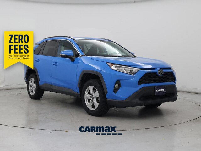 Blue 2019 Toyota RAV4 XLE FWD SUV / Crossover Front-Wheel Drive Automatic
