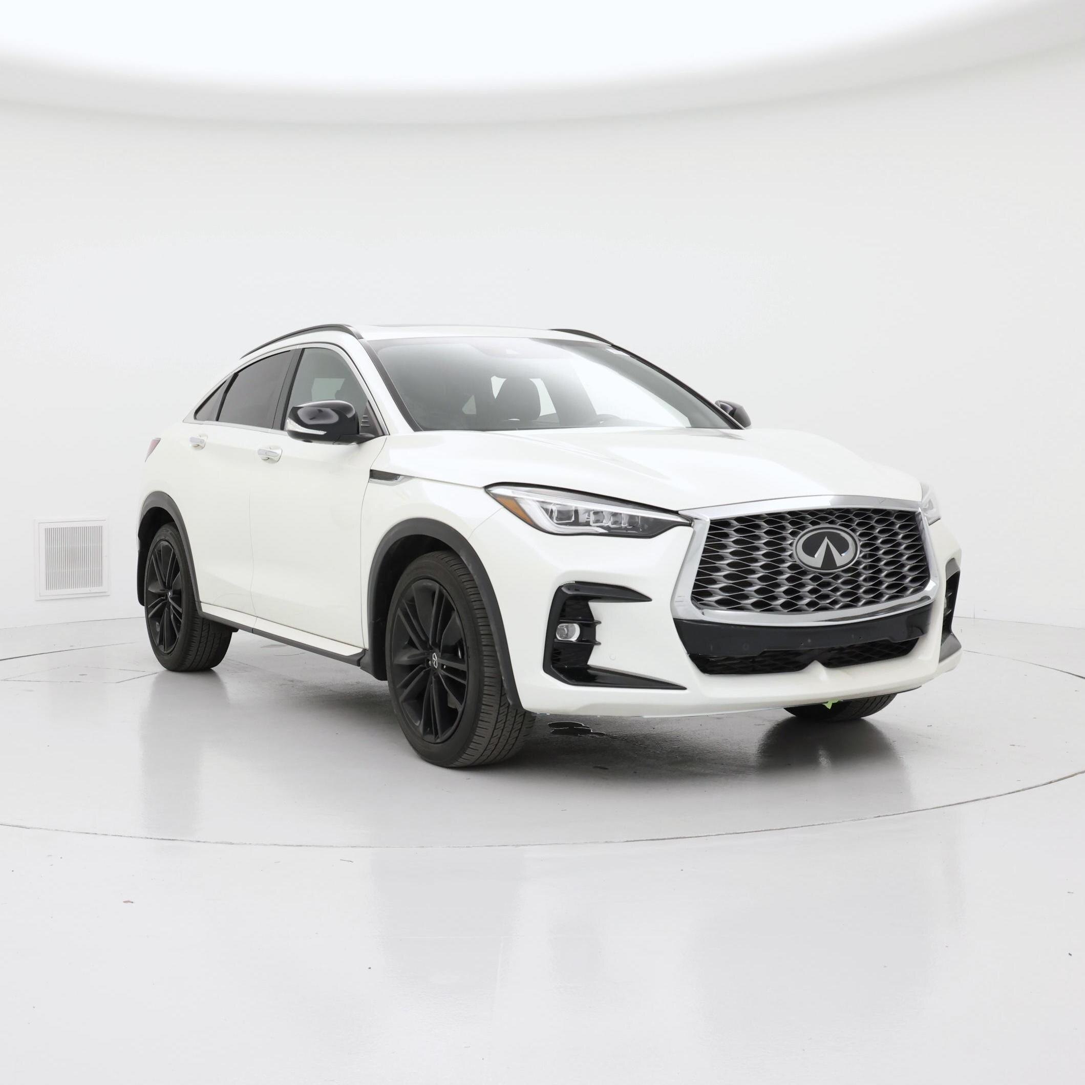 White 2023 INFINITI QX55 SUV / Crossover All-Wheel Drive Automatic