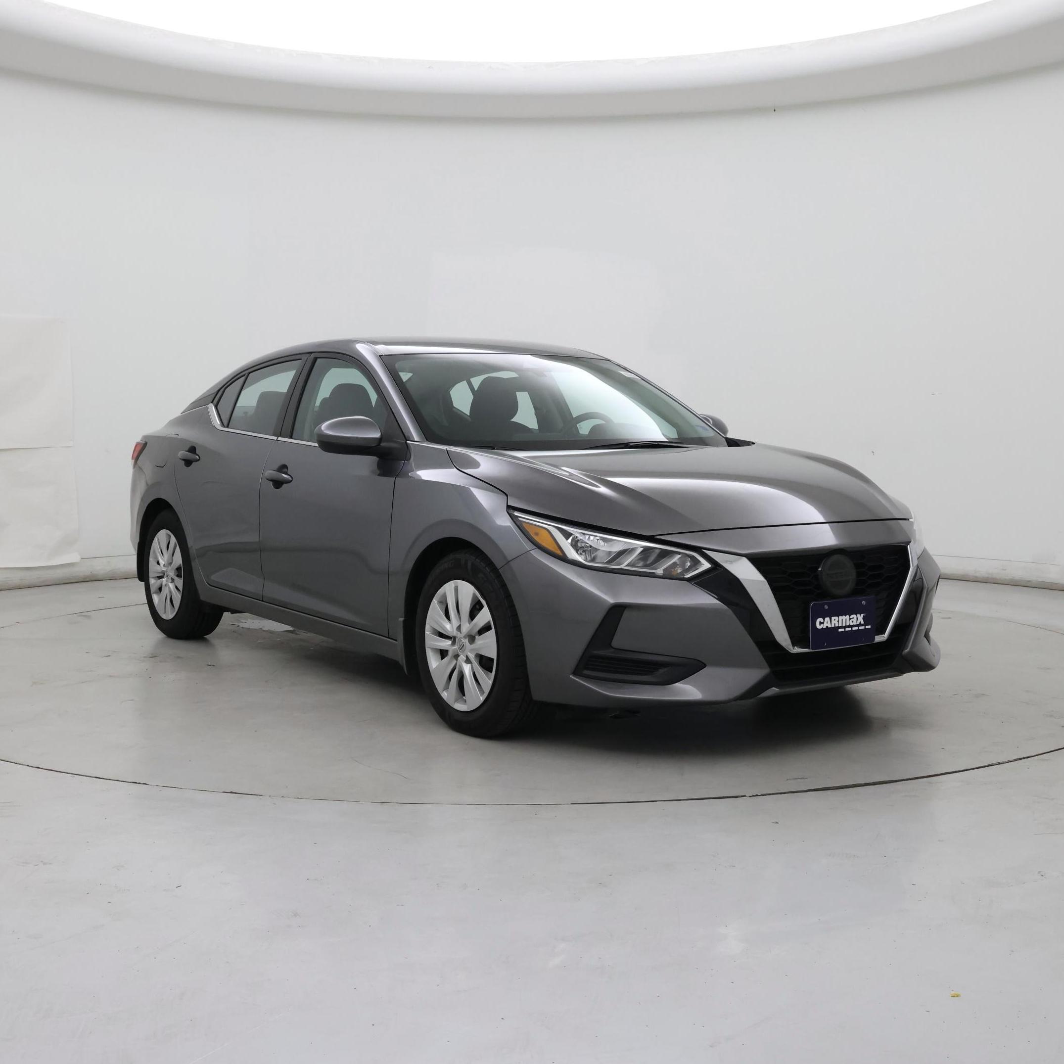 Gray 2023 Nissan Sentra S FWD Sedan Front-Wheel Drive Automatic