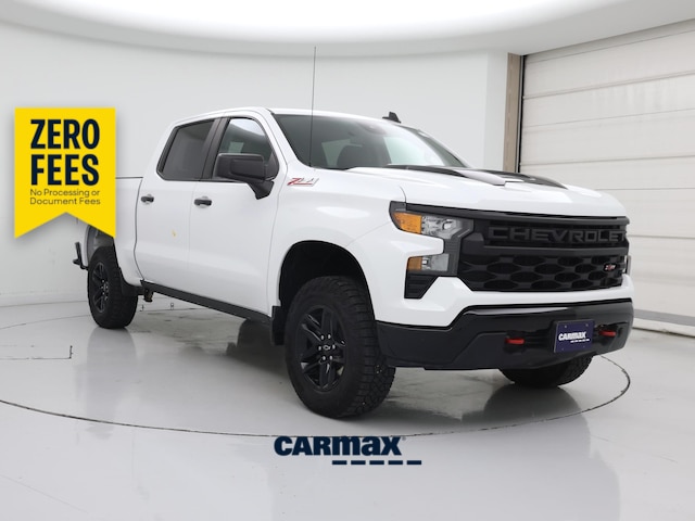 White 2025 Chevrolet Silverado 1500 Pickup Truck Four-Wheel Drive Automatic