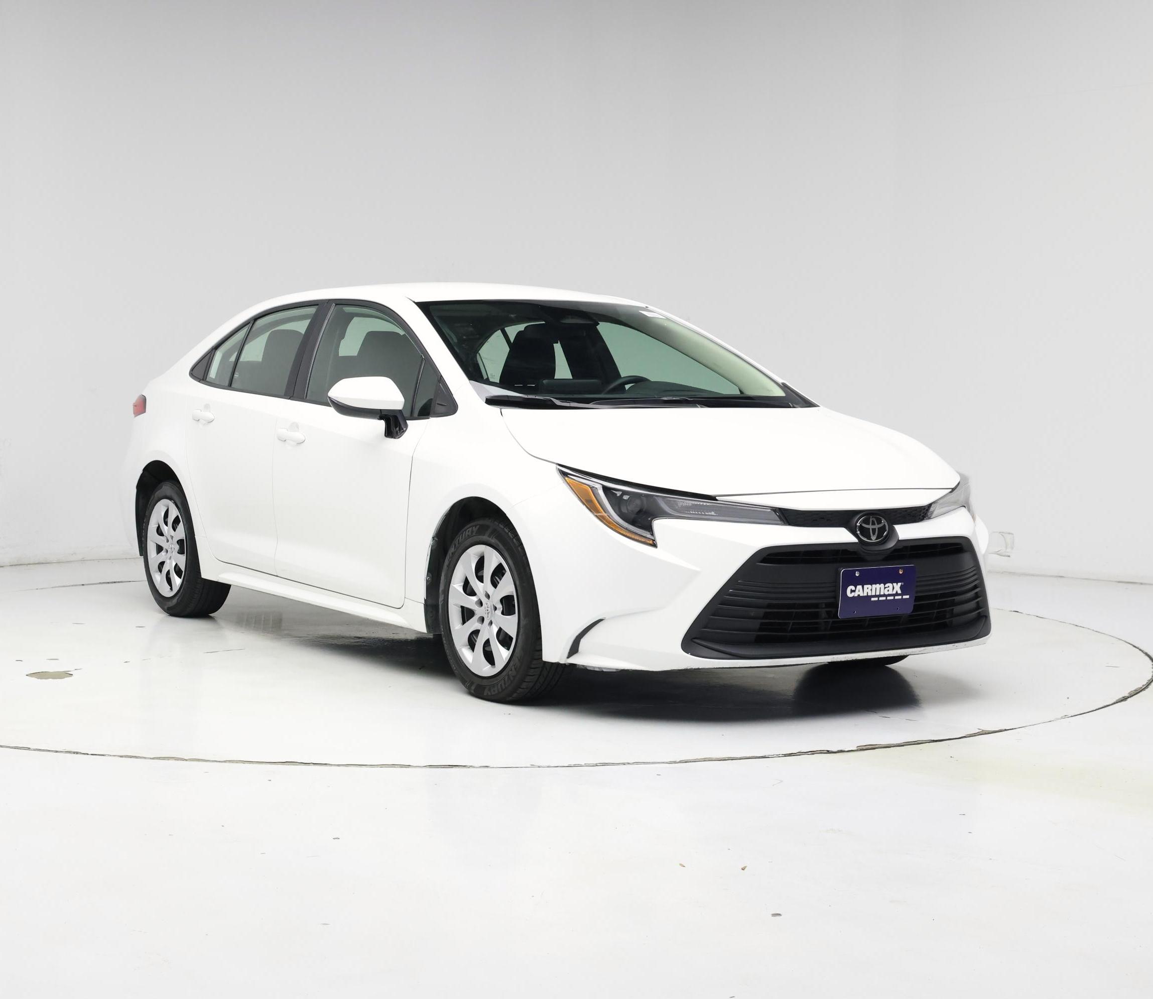 White 2024 Toyota Corolla Sedan Front-Wheel Drive Automatic