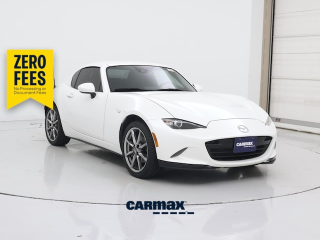 White 2022 Mazda MX-5 Miata Convertible Rear-Wheel Drive Automatic