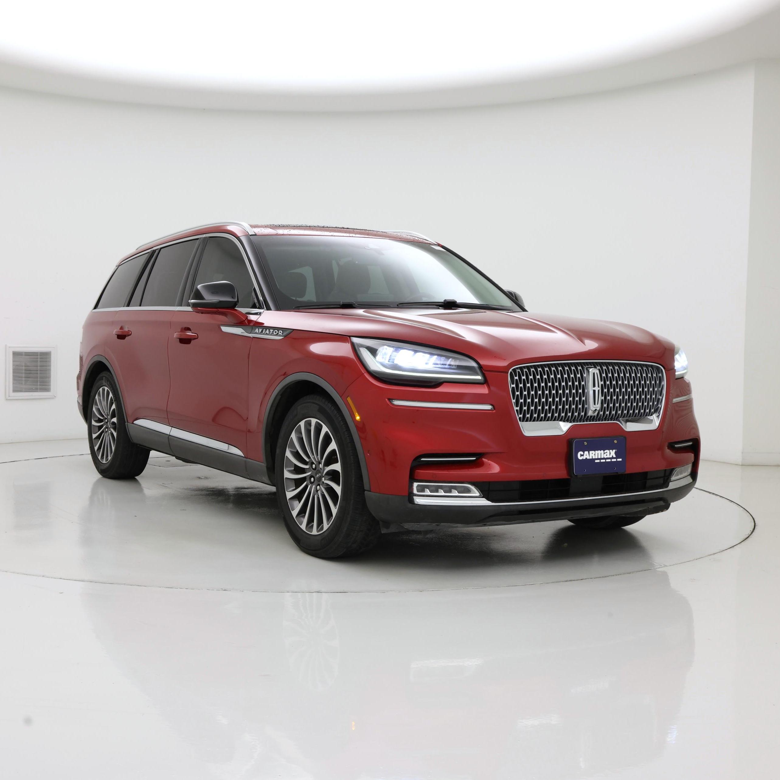 Red 2020 Lincoln Aviator SUV / Crossover Rear-Wheel Drive Automatic