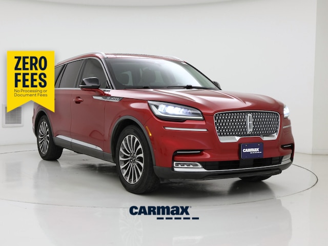 Red 2020 Lincoln Aviator SUV / Crossover Rear-Wheel Drive Automatic