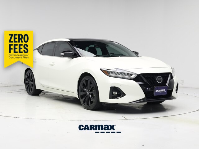 White 2021 Nissan Maxima Sedan Front-Wheel Drive Automatic