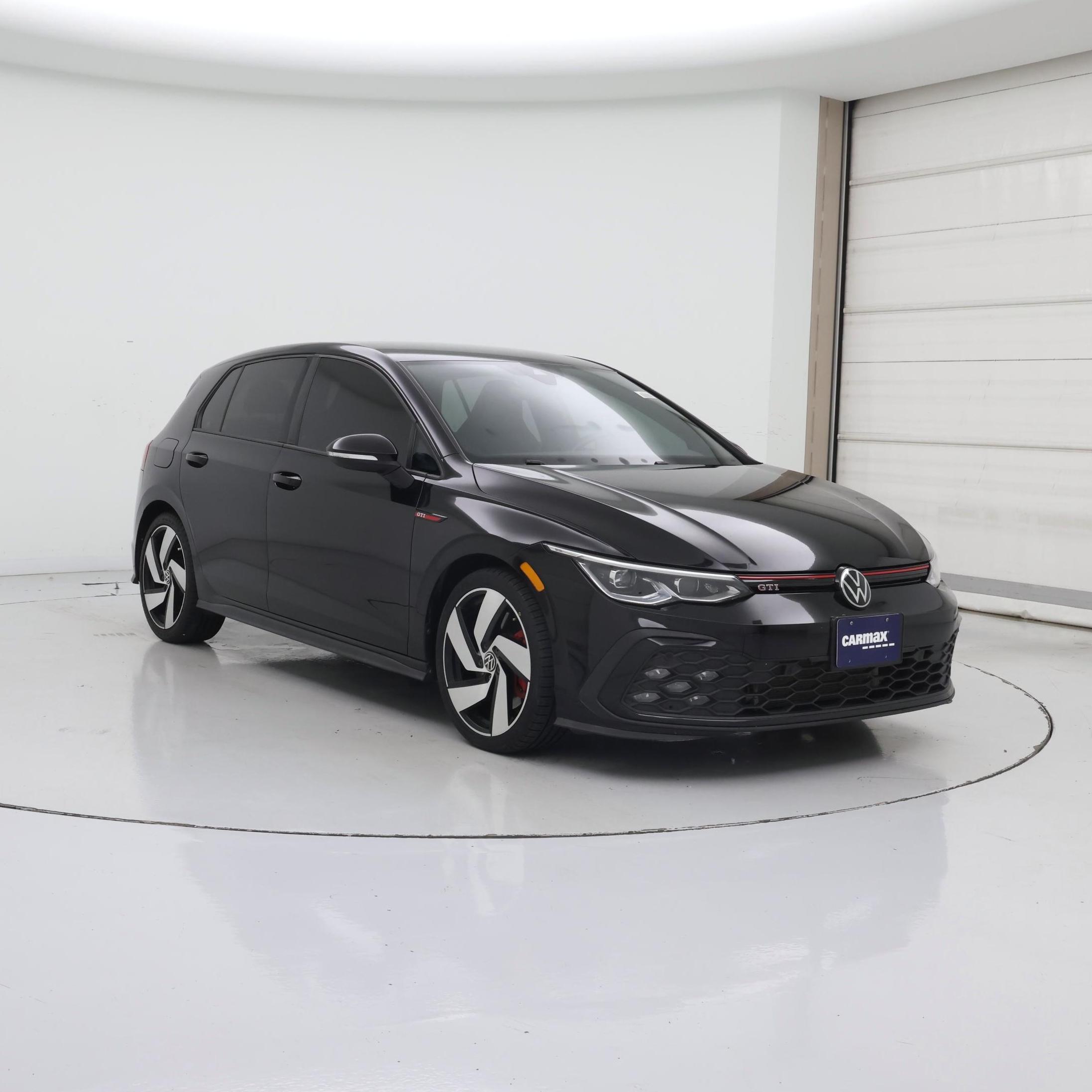 Black 2024 Volkswagen Golf GTI Hatchback Front-Wheel Drive Automatic