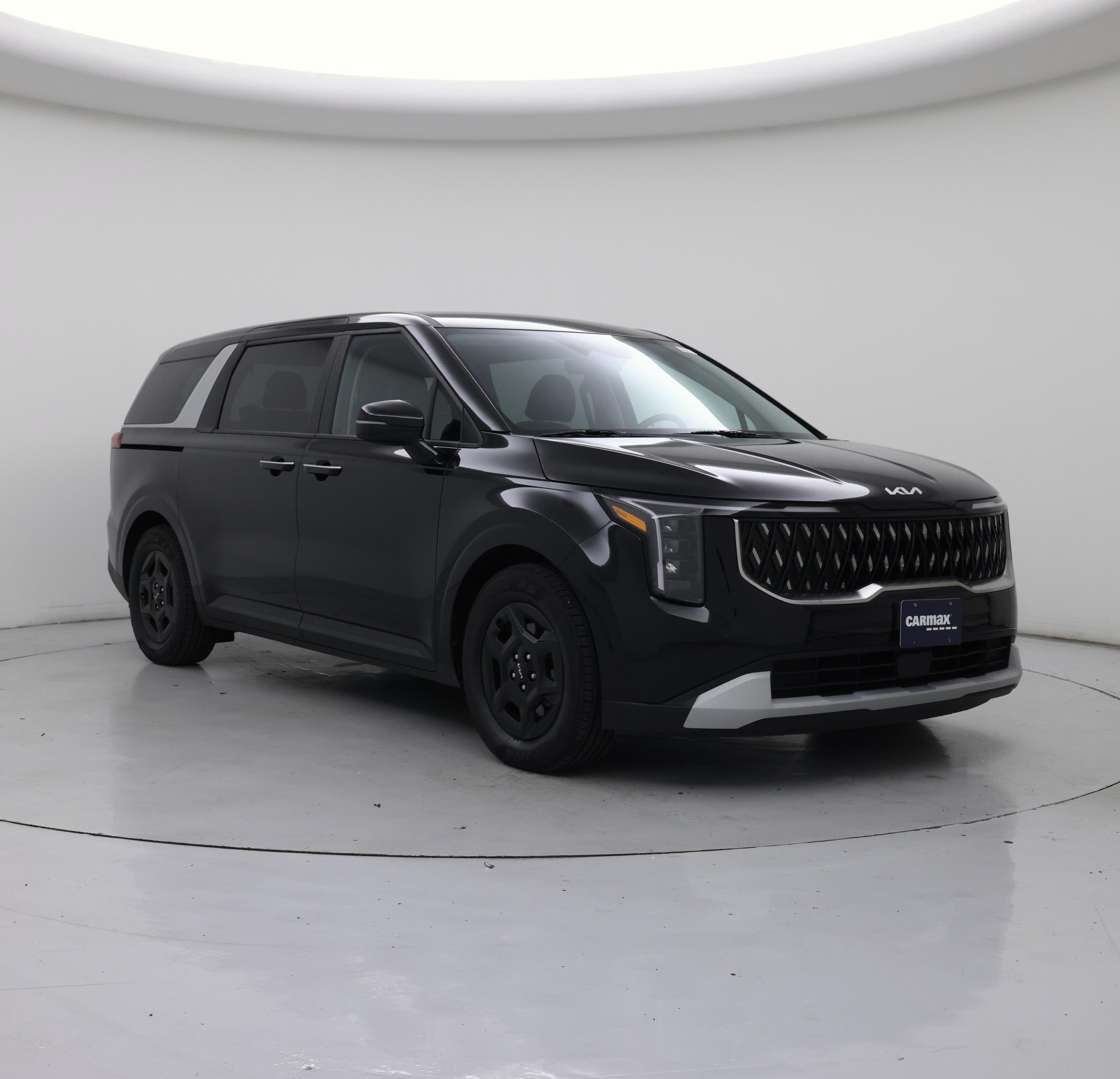 Black 2025 Kia Carnival Minivan Front-Wheel Drive Automatic
