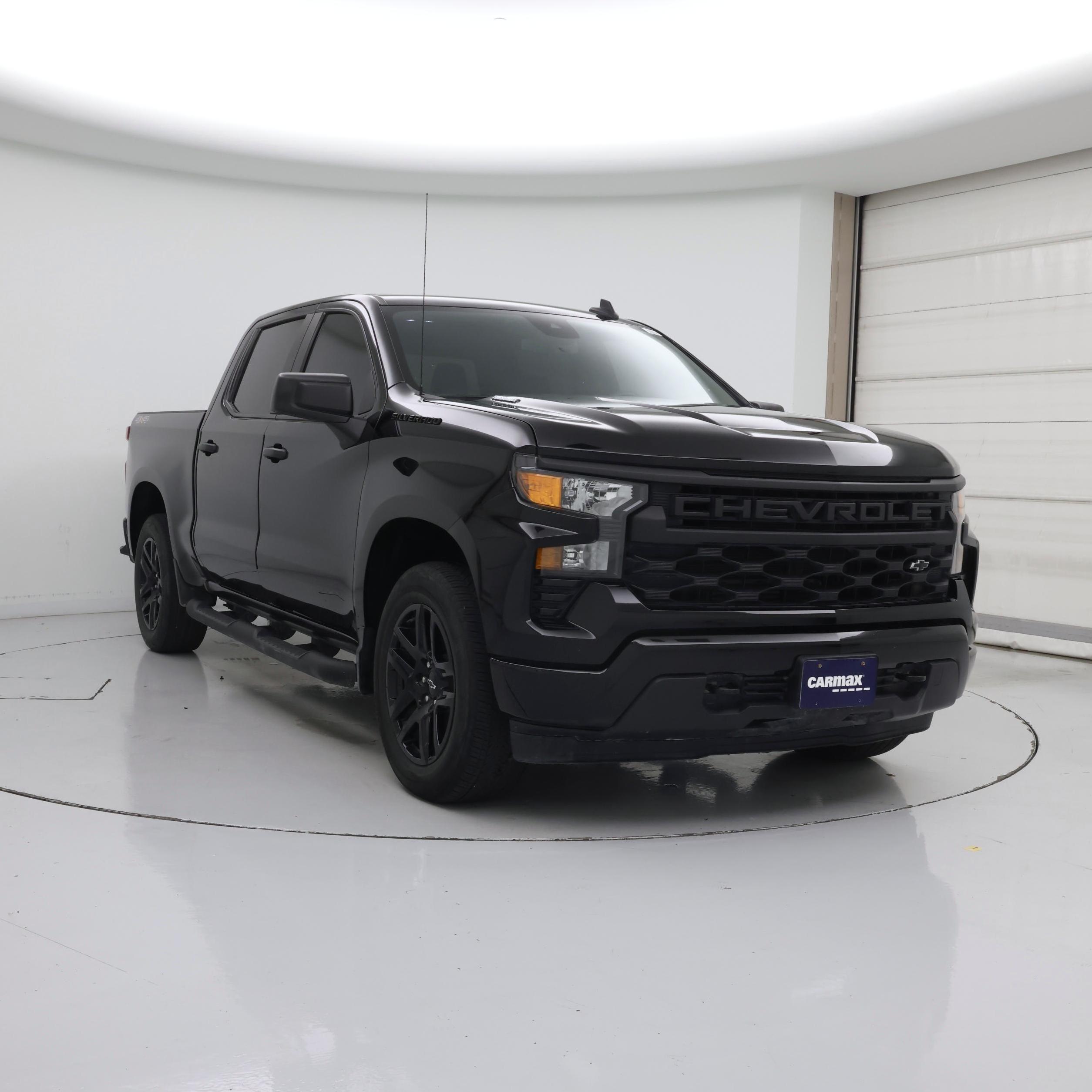 Black 2025 Chevrolet Silverado 1500 Pickup Truck Four-Wheel Drive Automatic