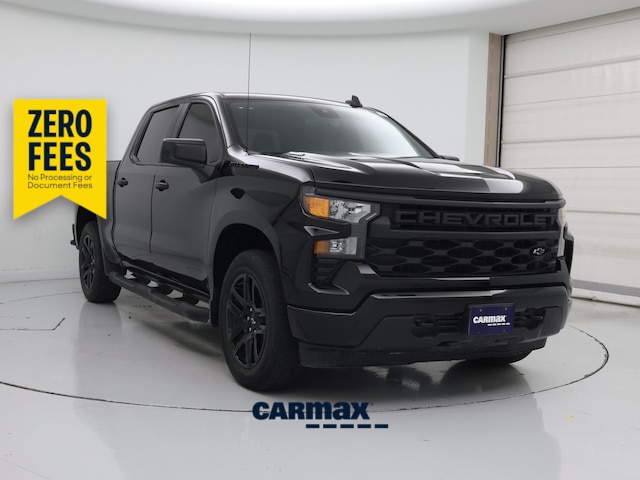 Black 2025 Chevrolet Silverado 1500 Pickup Truck Four-Wheel Drive Automatic