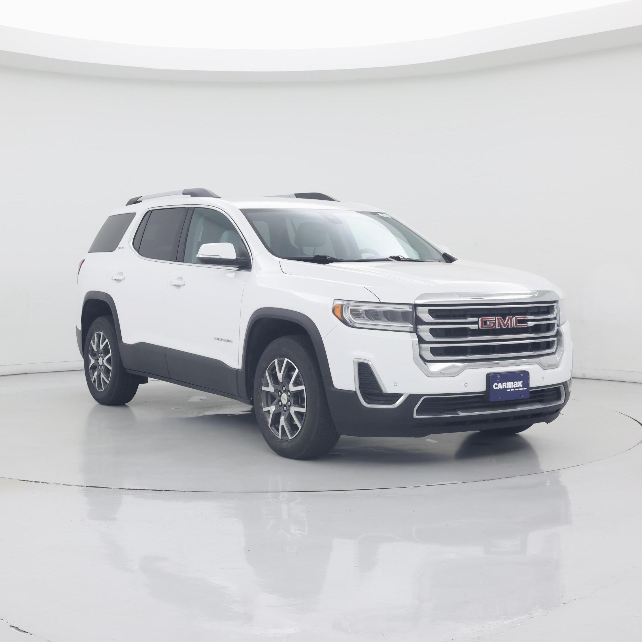 White 2021 GMC Acadia SUV / Crossover Four-Wheel Drive Automatic