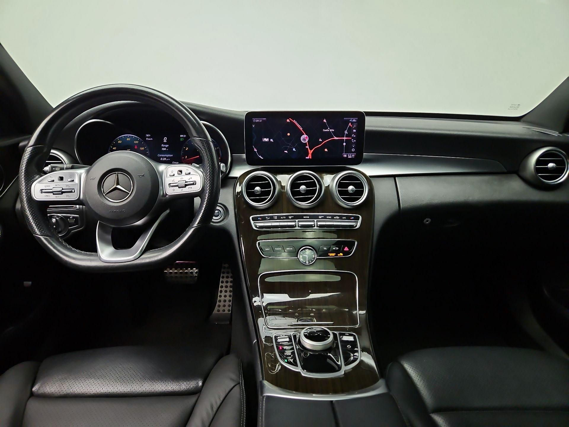 Blue 2019 Mercedes-Benz C-Class Sedan Rear-Wheel Drive Automatic