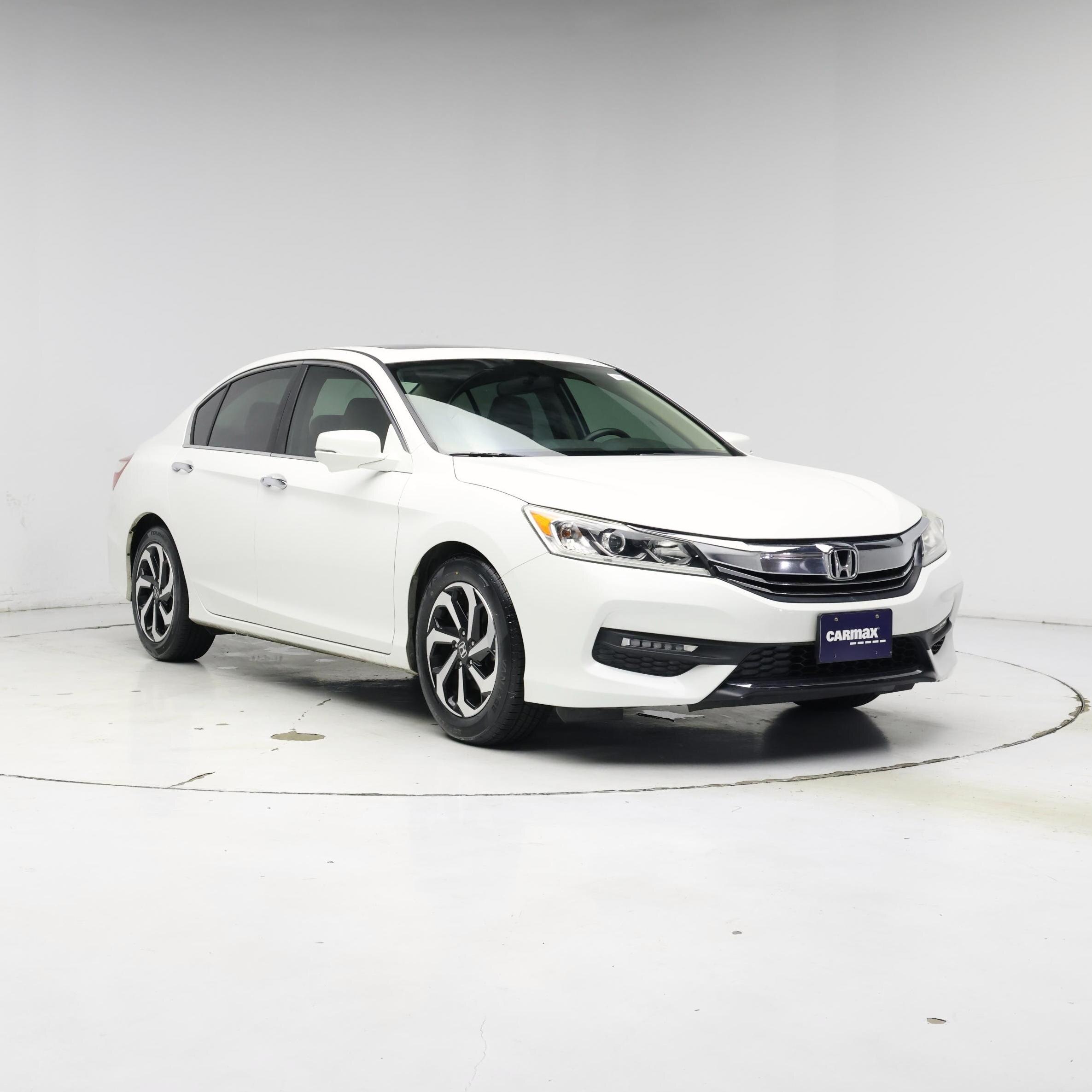 White 2017 Honda Accord Sedan Front-Wheel Drive Automatic