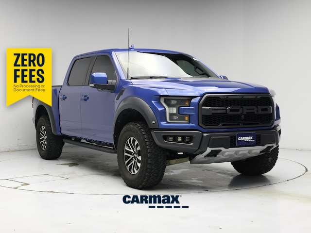 Blue 2019 Ford F-150 Pickup Truck Four-Wheel Drive Automatic