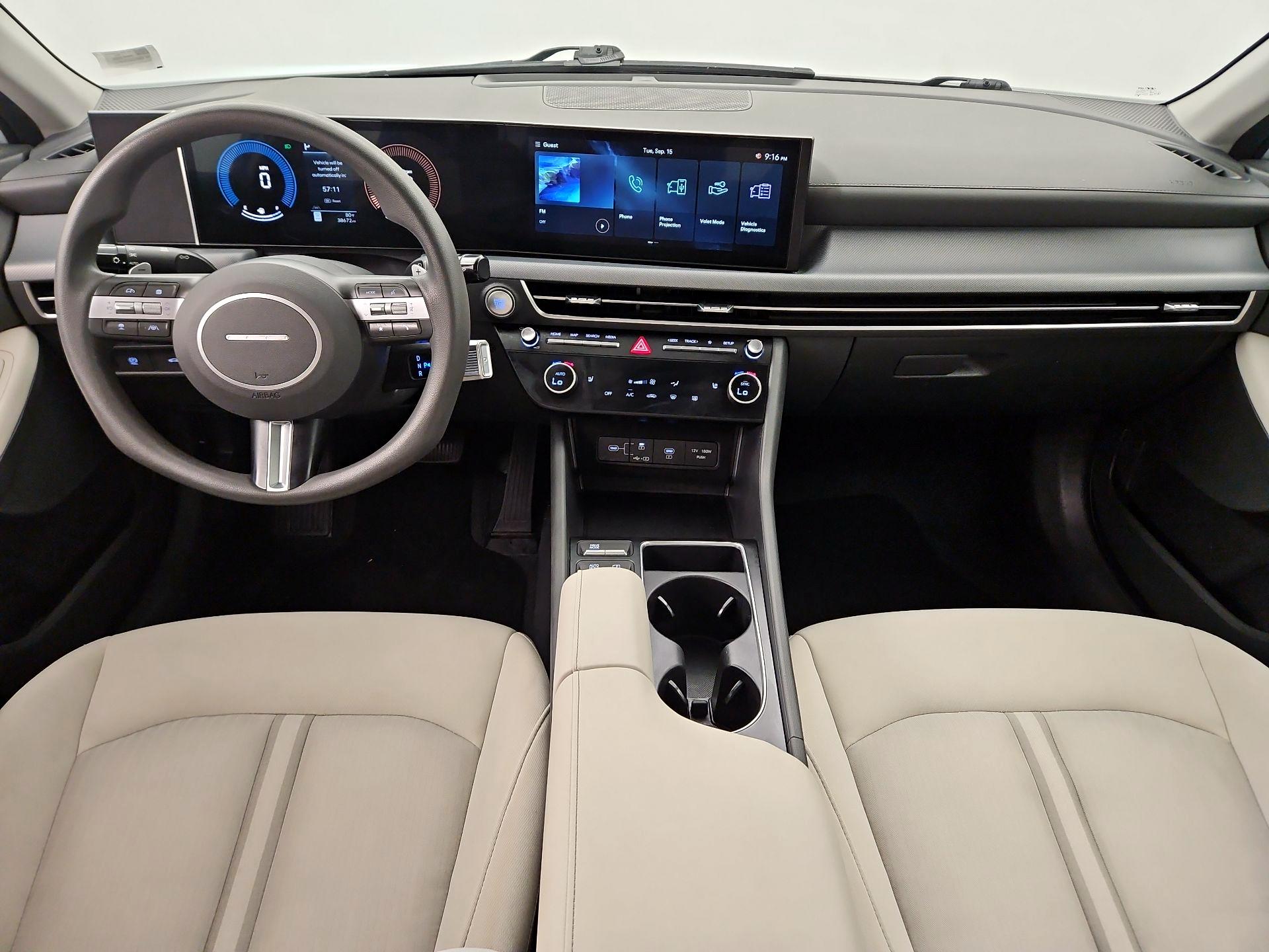 White 2025 Hyundai Sonata Sedan Front-Wheel Drive Automatic