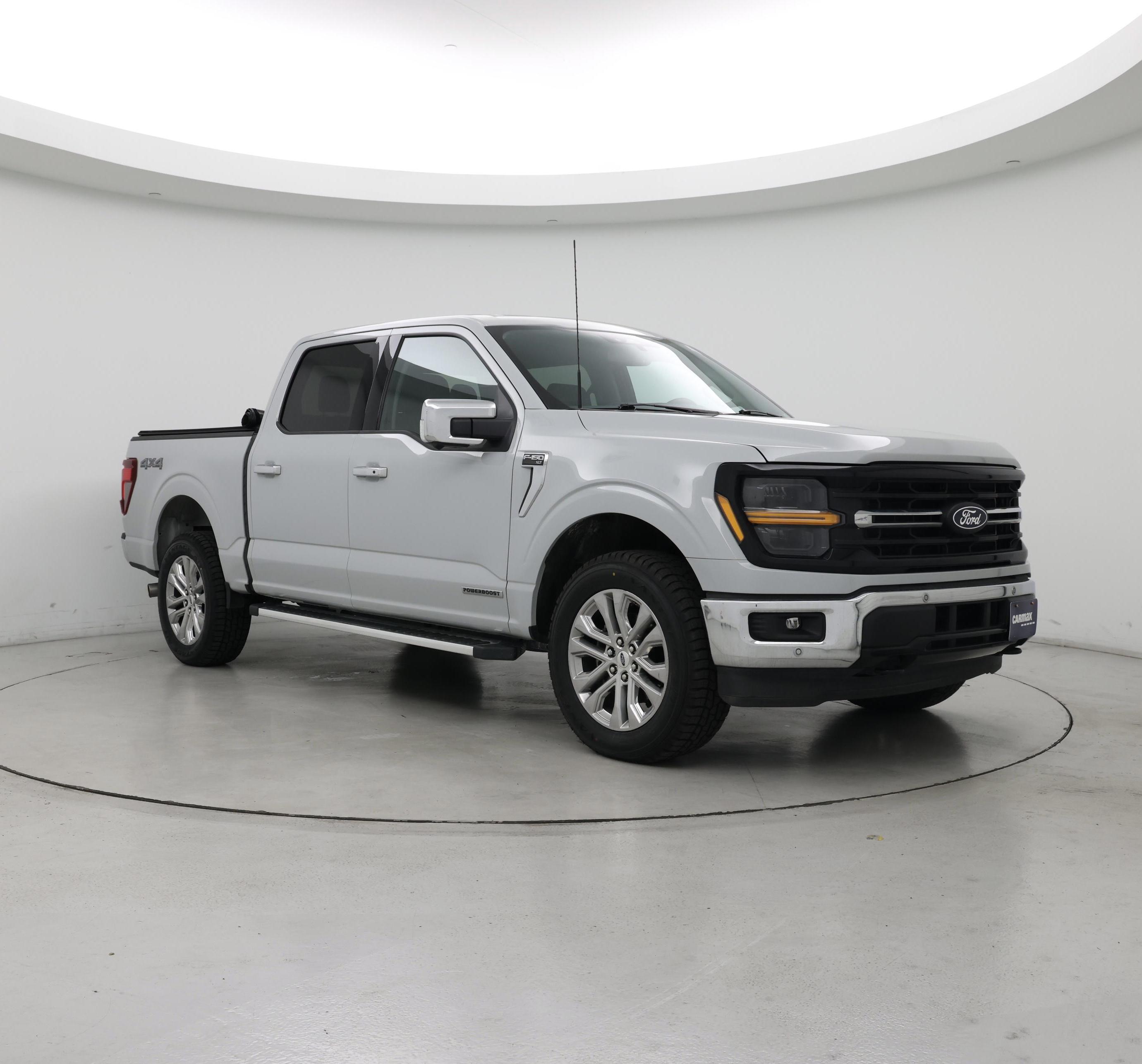 Gray 2024 Ford F-150 Pickup Truck Four-Wheel Drive Automatic