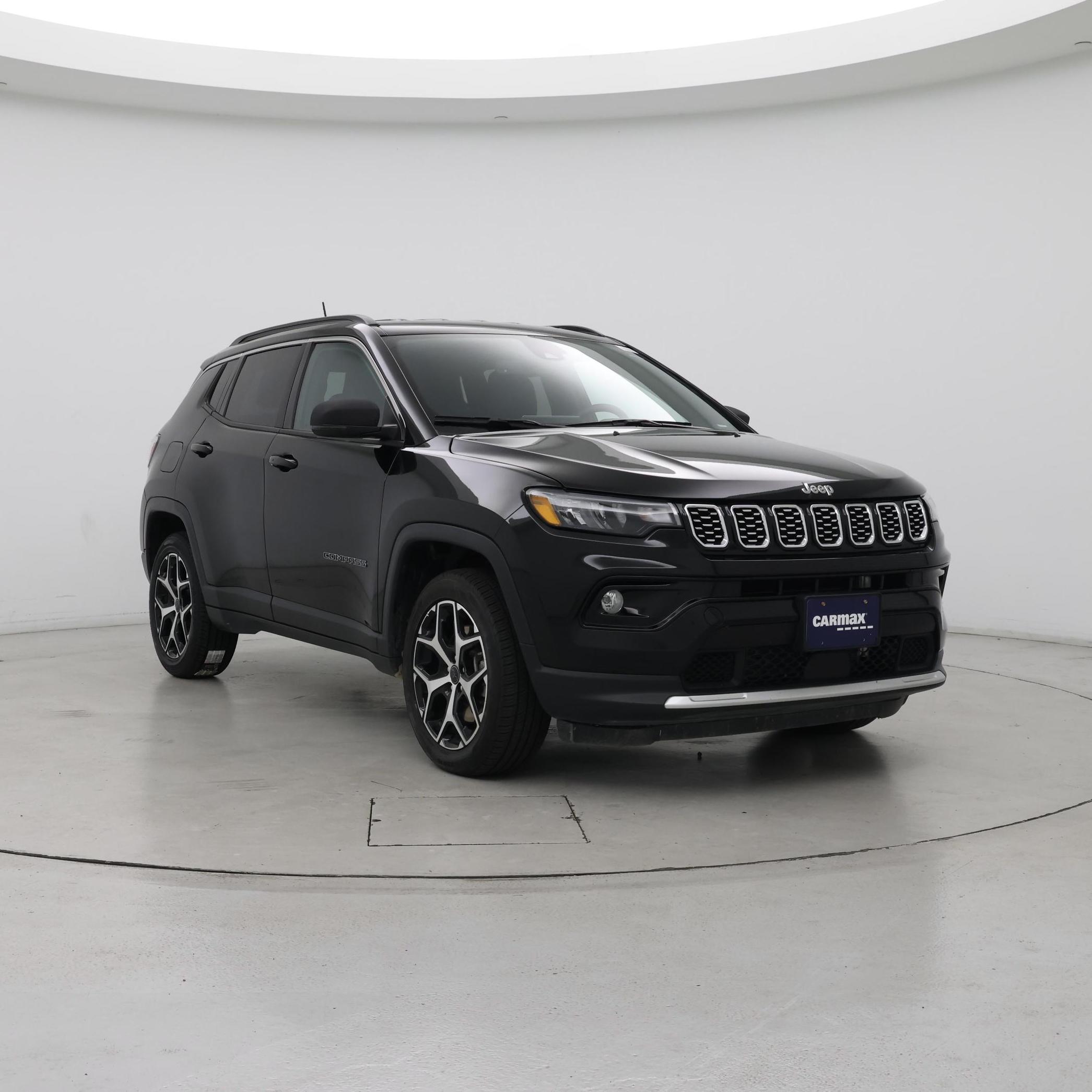Black 2025 Jeep Compass SUV / Crossover Four-Wheel Drive Automatic