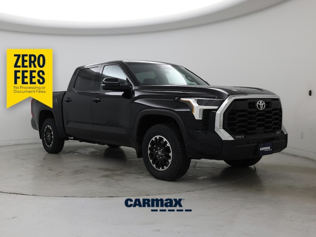 Black 2025 Toyota Tundra Pickup Truck Four-Wheel Drive Automatic