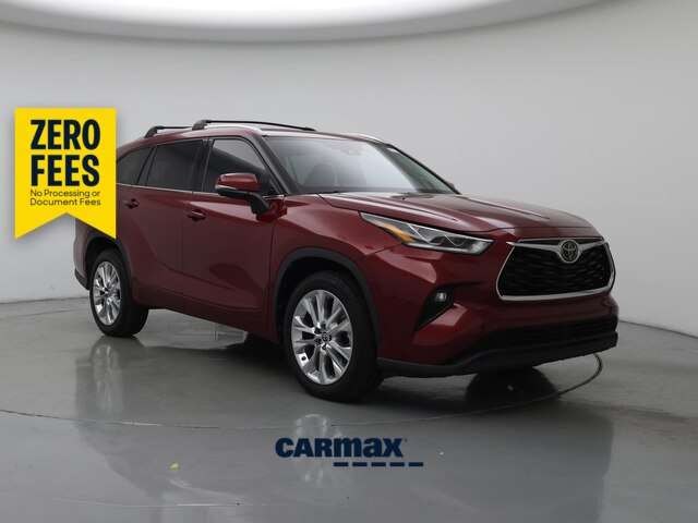 Red 2021 Toyota Highlander Limited FWD SUV / Crossover Front-Wheel Drive Automatic