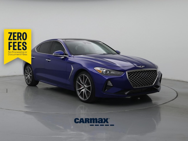 Blue 2019 Genesis G70 Sedan Rear-Wheel Drive Automatic