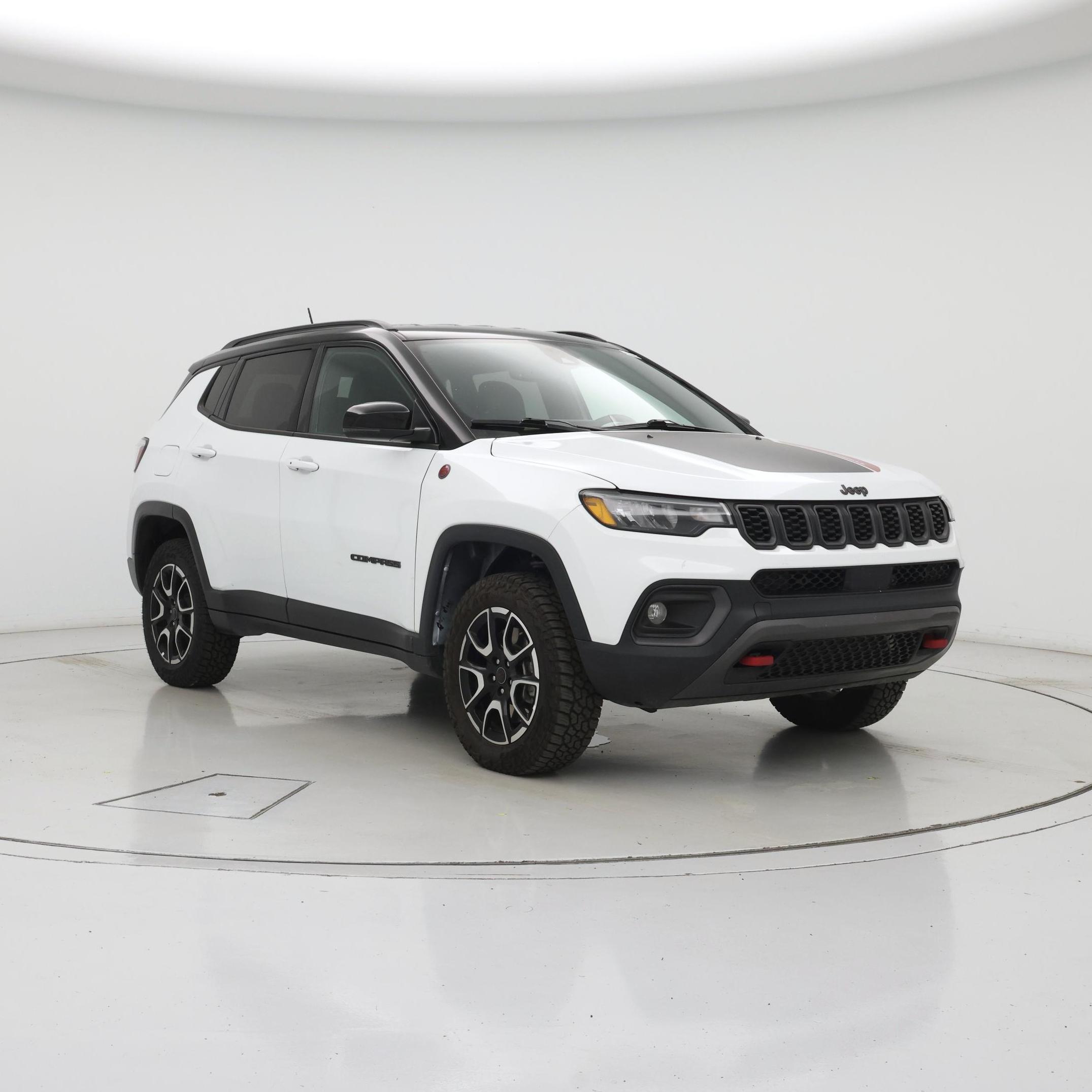 White 2025 Jeep Compass SUV / Crossover Four-Wheel Drive Automatic