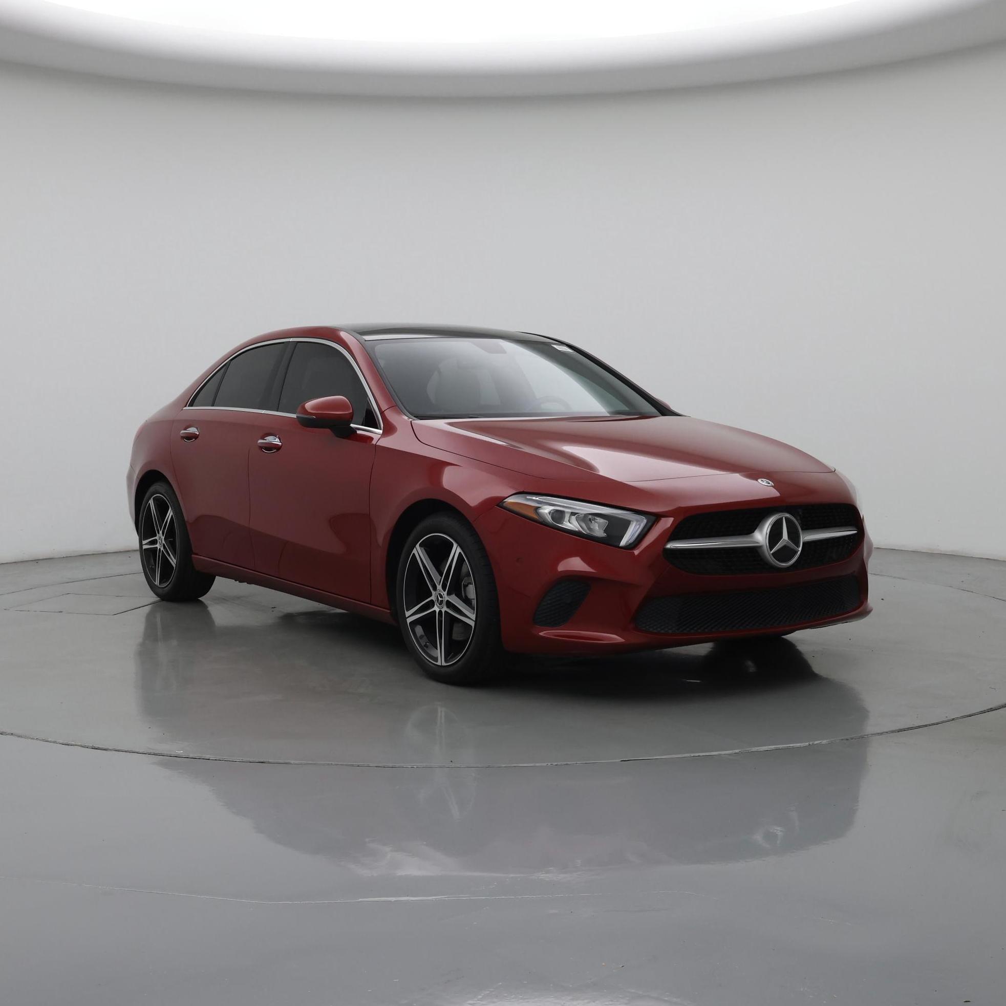 Red (Burgundy) 2022 Mercedes-Benz A-Class Sedan Front-Wheel Drive Automatic