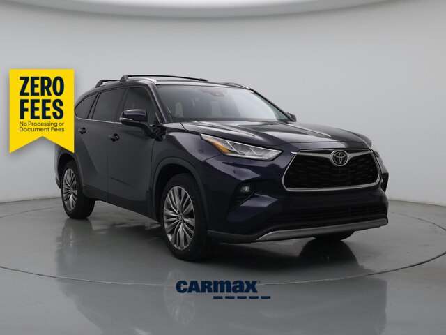 Blue 2021 Toyota Highlander SUV / Crossover Front-Wheel Drive Automatic