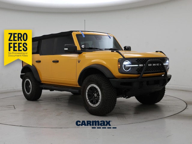 Yellow 2022 Ford Bronco SUV / Crossover Four-Wheel Drive Automatic