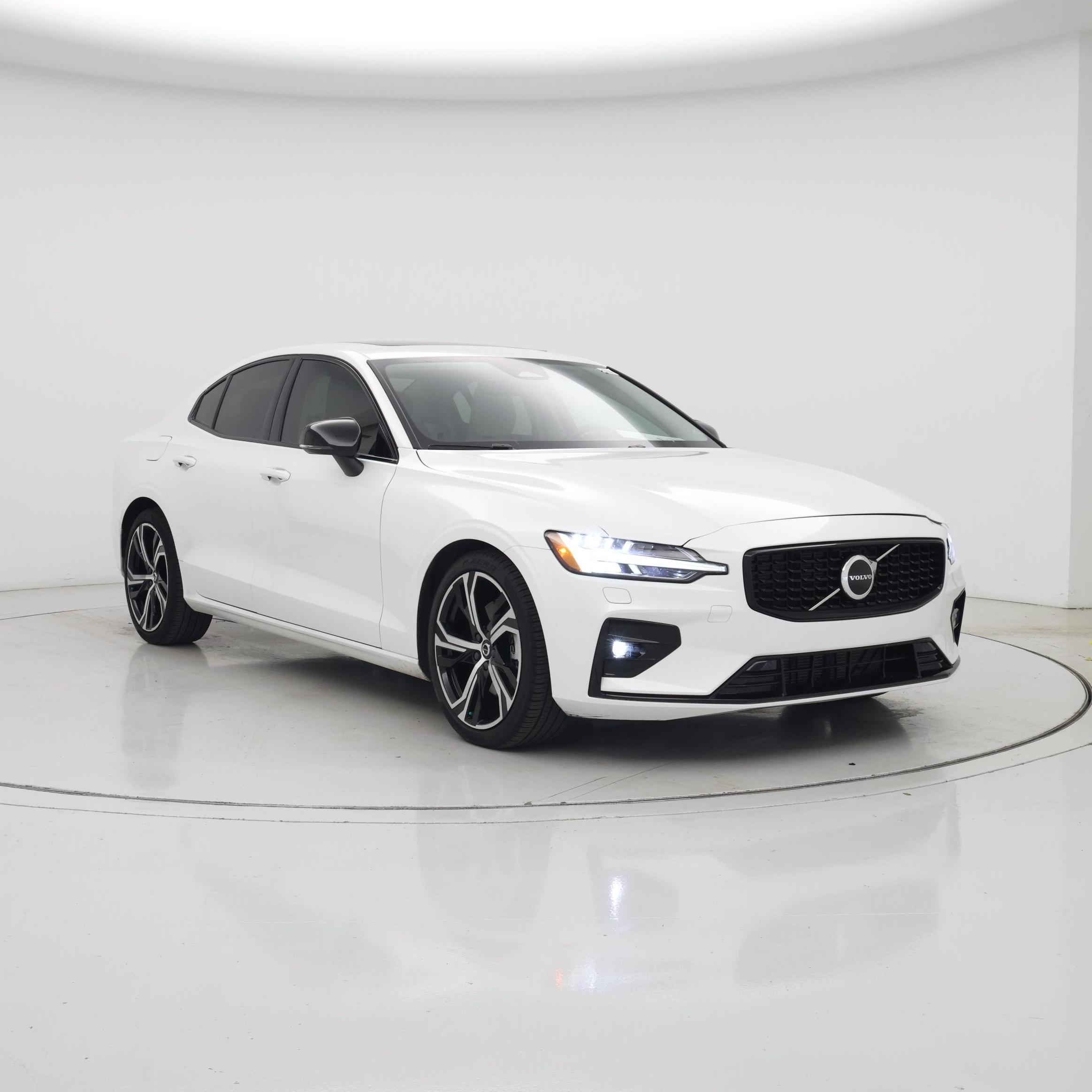 White 2023 Volvo S60 Sedan Front-Wheel Drive Automatic