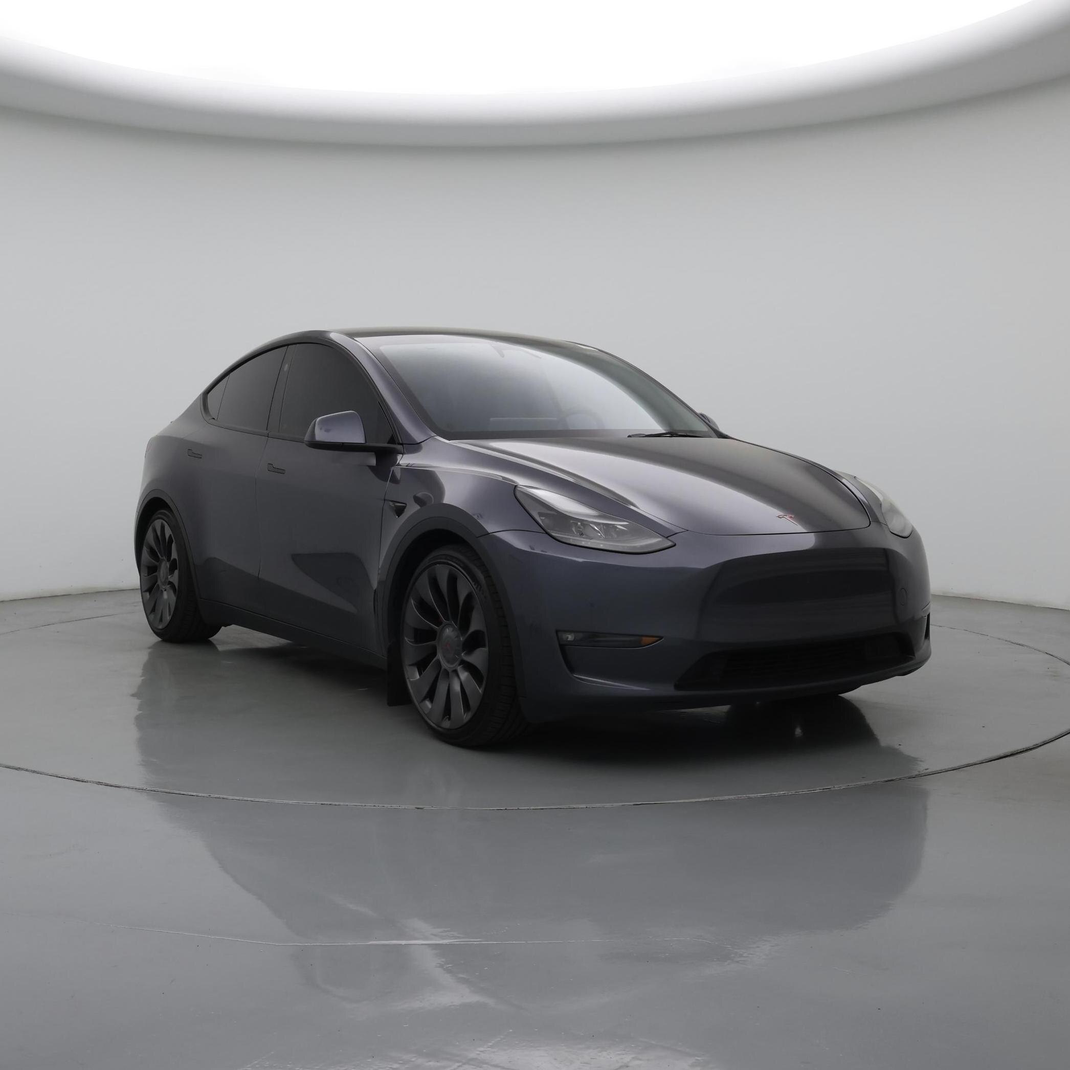 Gray 2023 Tesla Model Y SUV / Crossover All-Wheel Drive Automatic